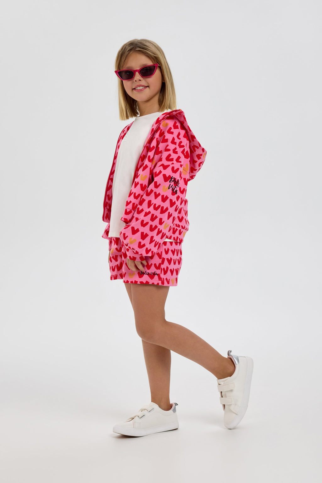 Heart Set (Hoodie jacket with shorts)