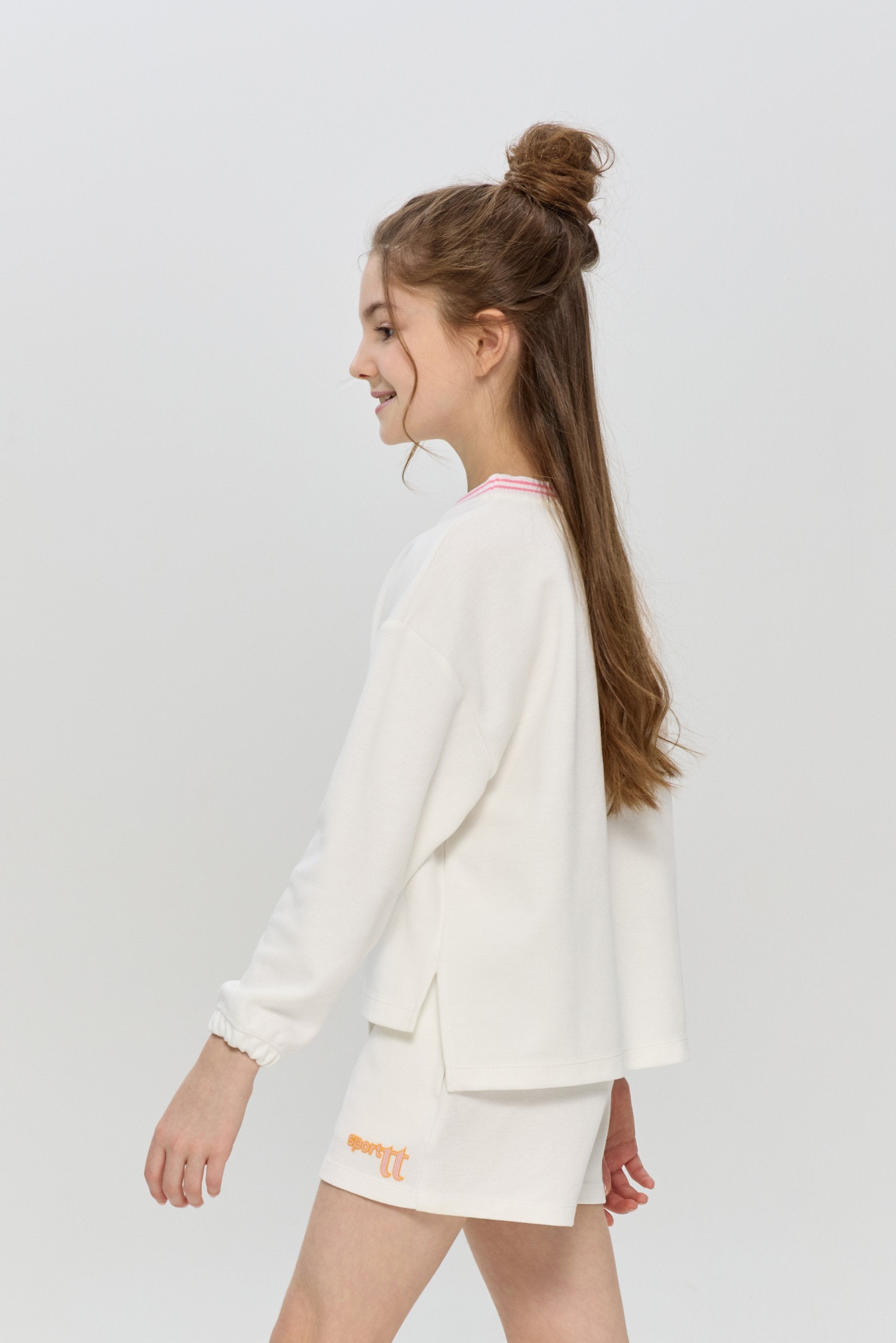 White Sports Sweatshirt