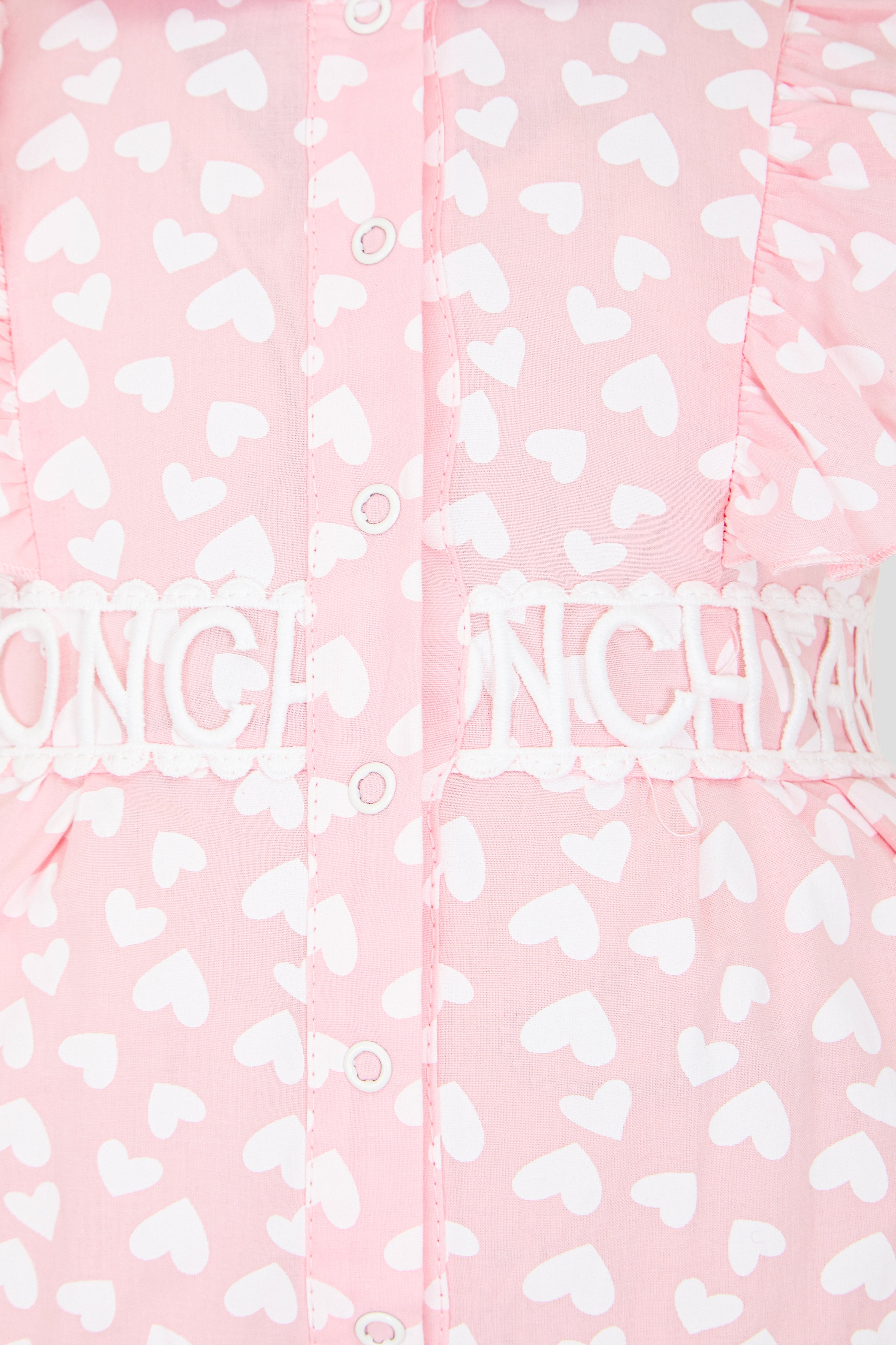 Charming Hearts Printed Romper