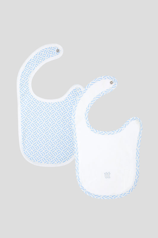 Set of bibs, Branded print, 2pcs