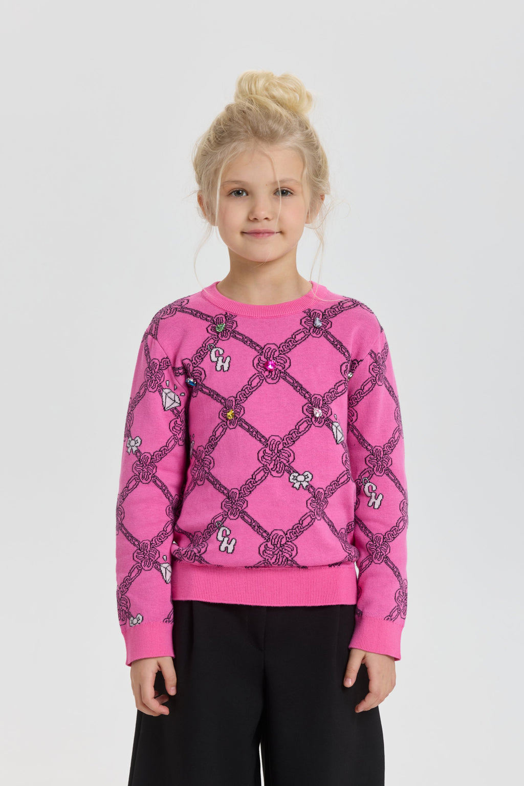 Sweater with Diamonds
