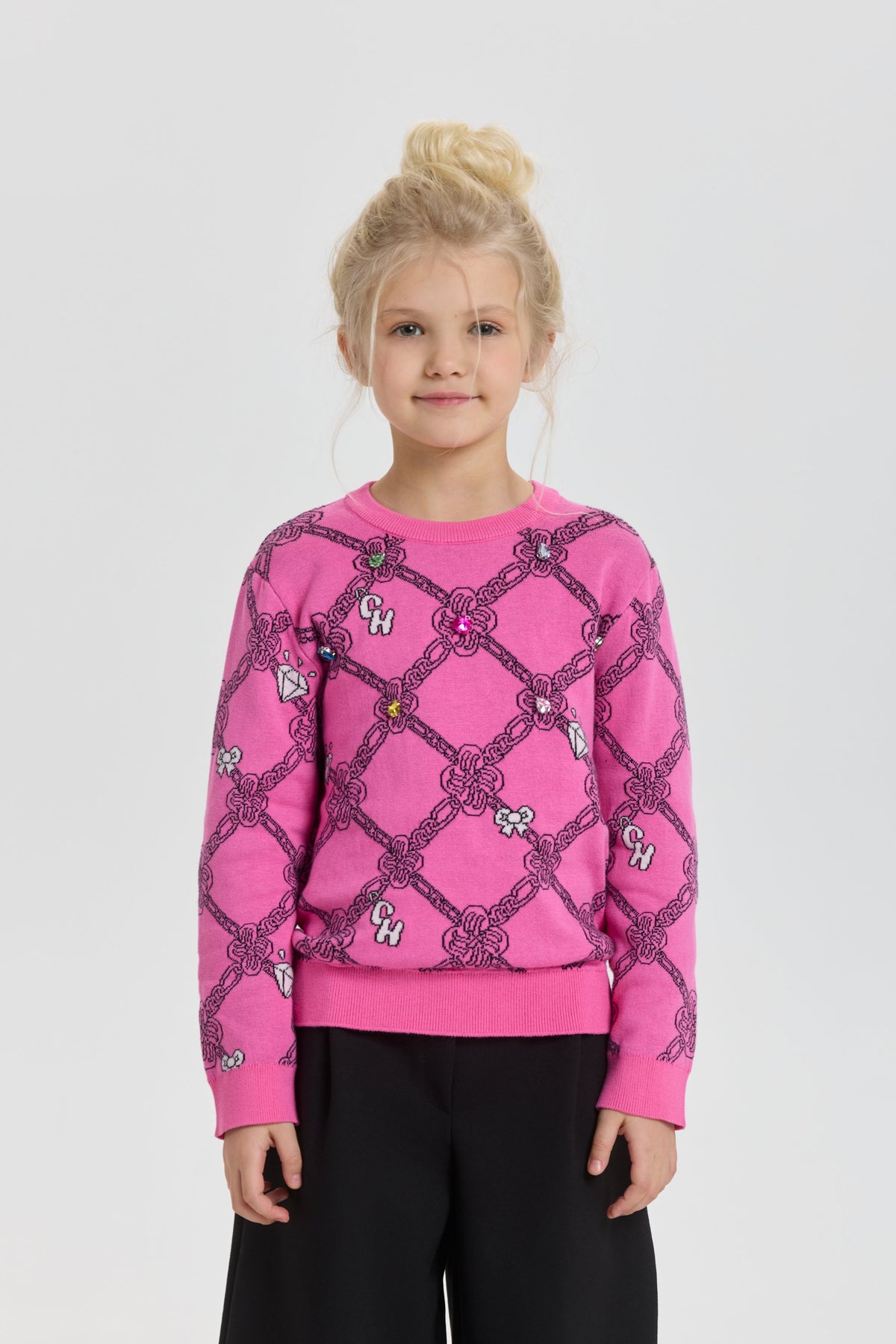 Sweater with Diamonds