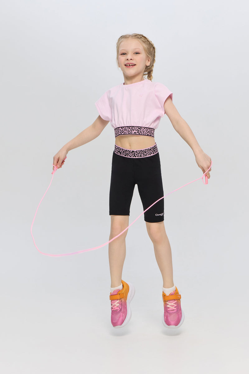 Sports Crop Top, pink