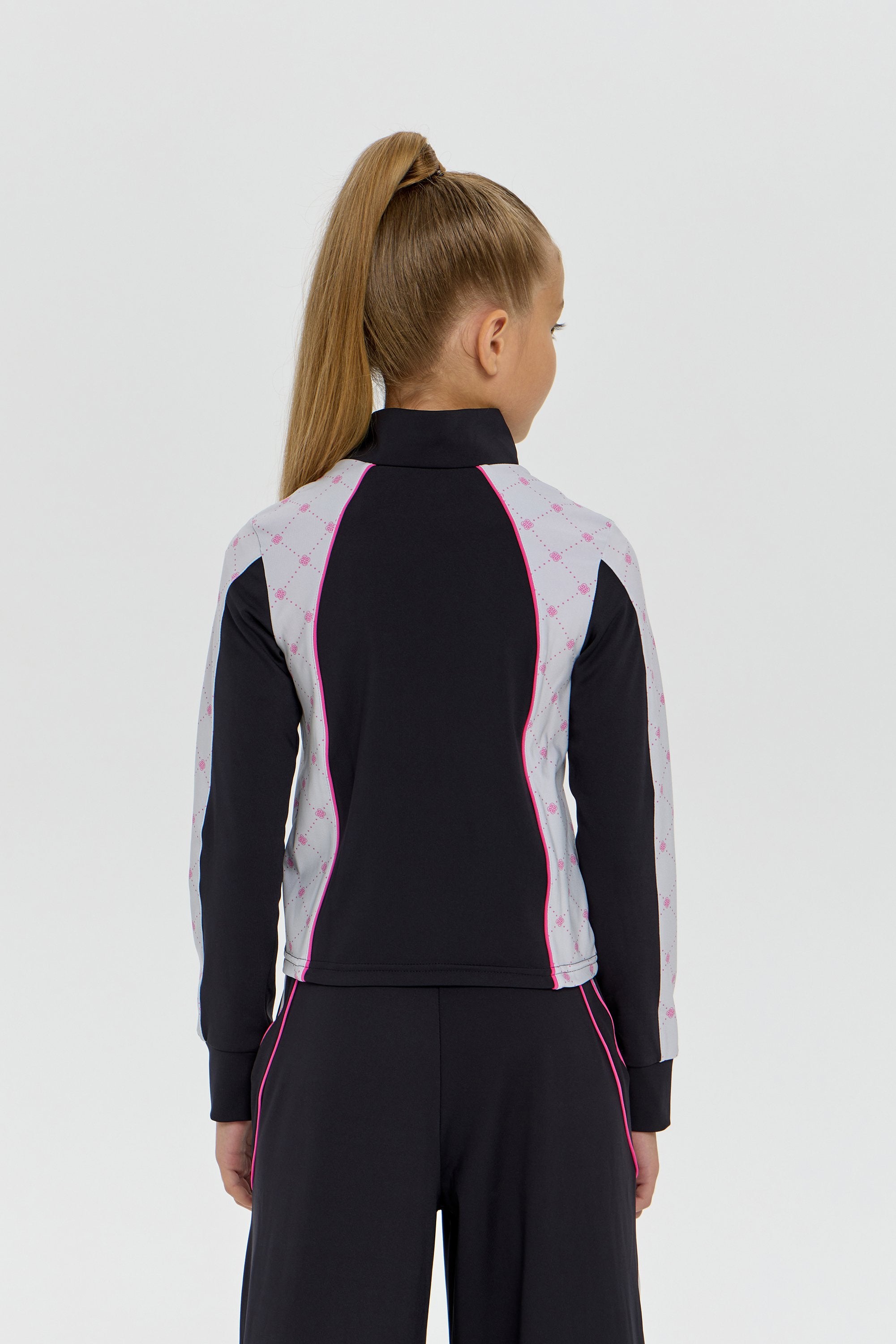 Girls black color-block Dri-FIT Tracksuit