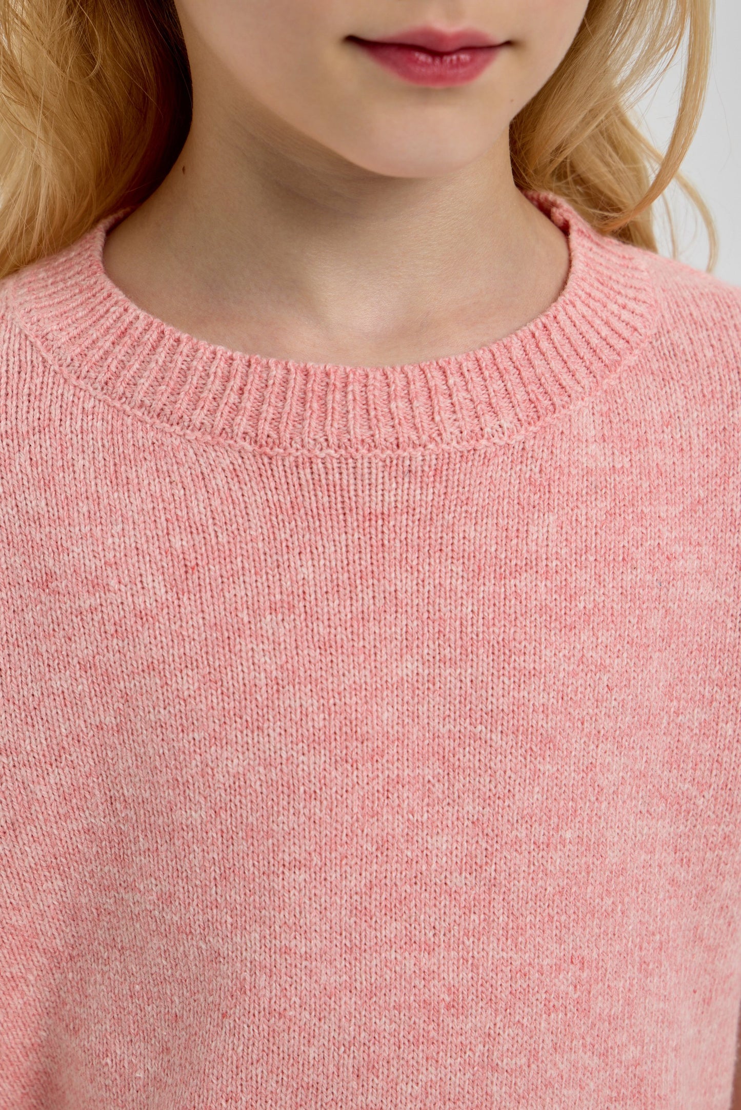Knitted Sweatshirt, peach