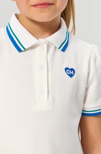 Polo dress, ecru