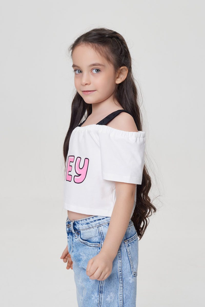 Printed Crop Top