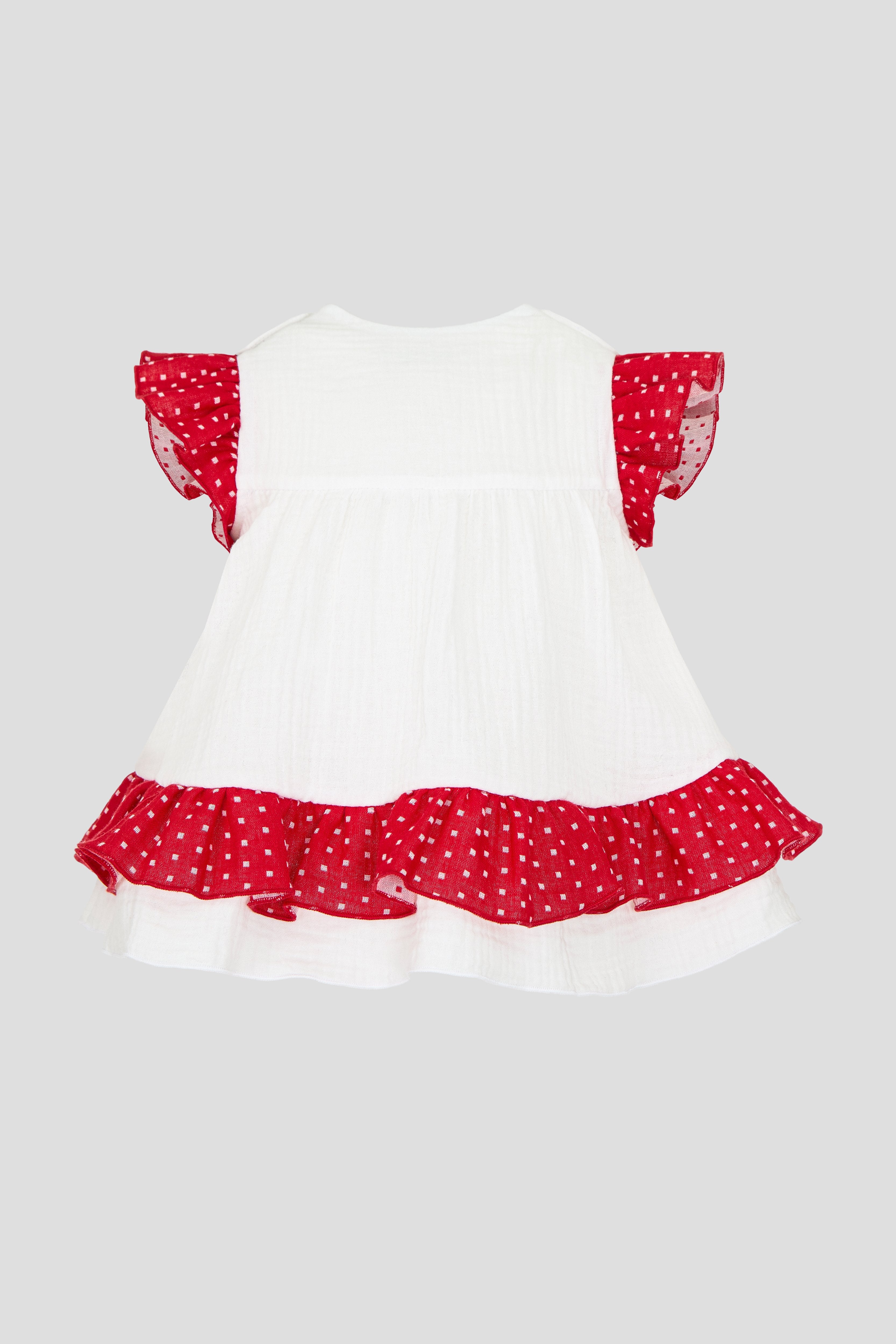 Charming Muslin Smart Set( Dress and Shorts)