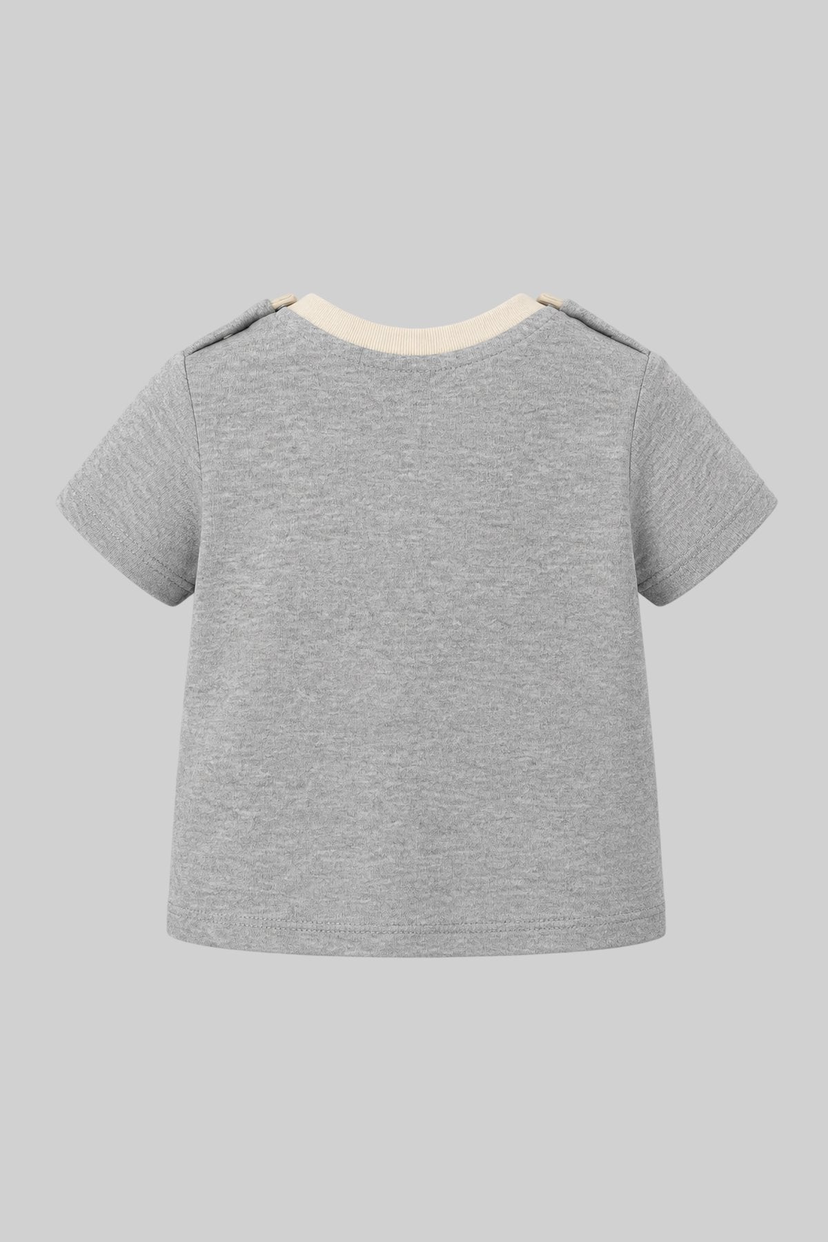 Teddy Printed Cotton T-shirt for baby boy