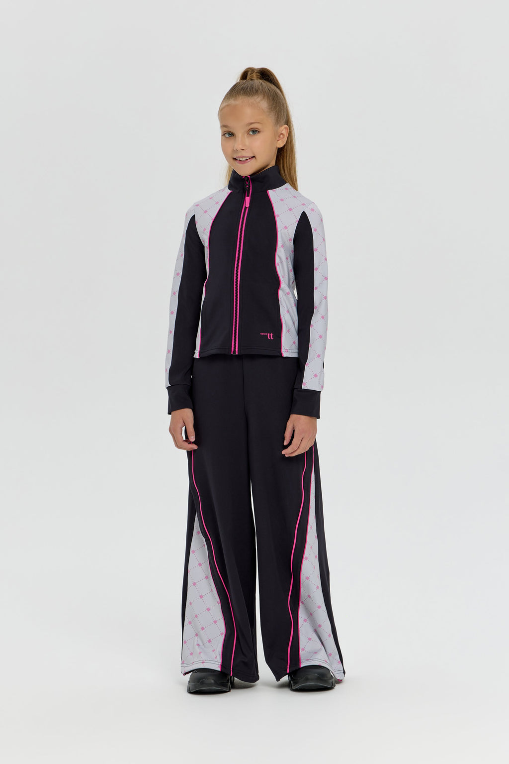 Girls black color-block Dri-FIT Tracksuit