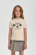 Bow Catty T-shirt for girls