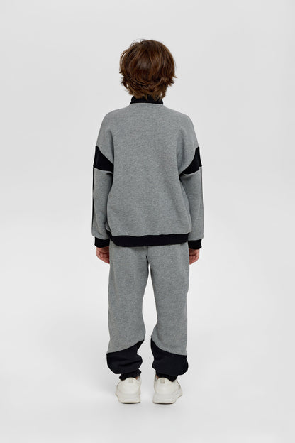 Grey and black Warm Joggers