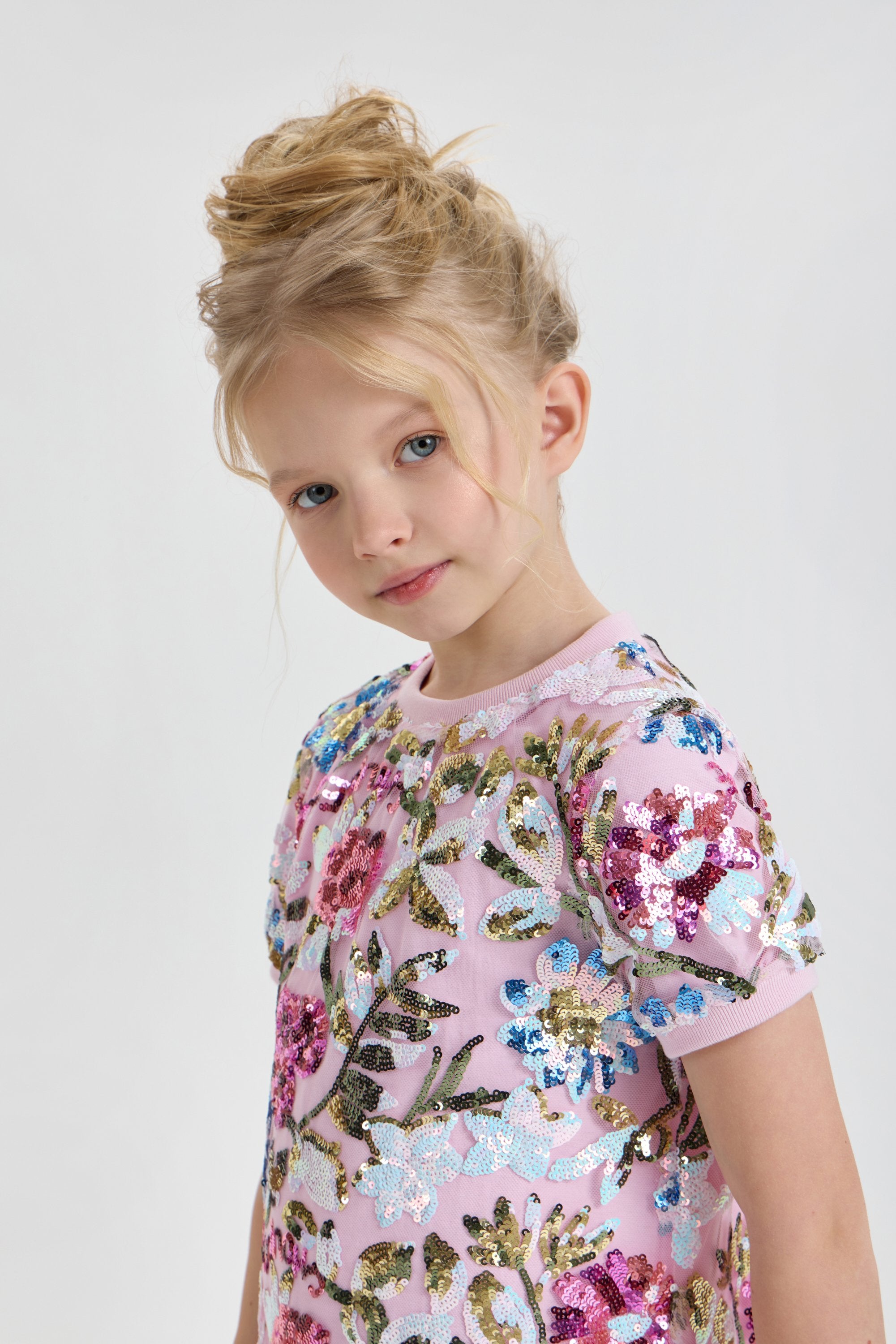 Floral Sequence Dress