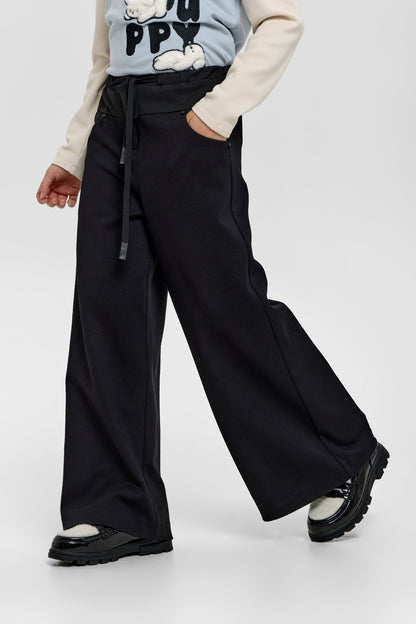 Black Soft Trousers