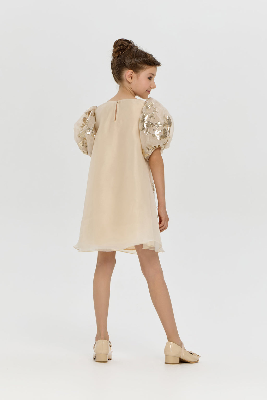 3D Butterflies Sequins Decorated Dress