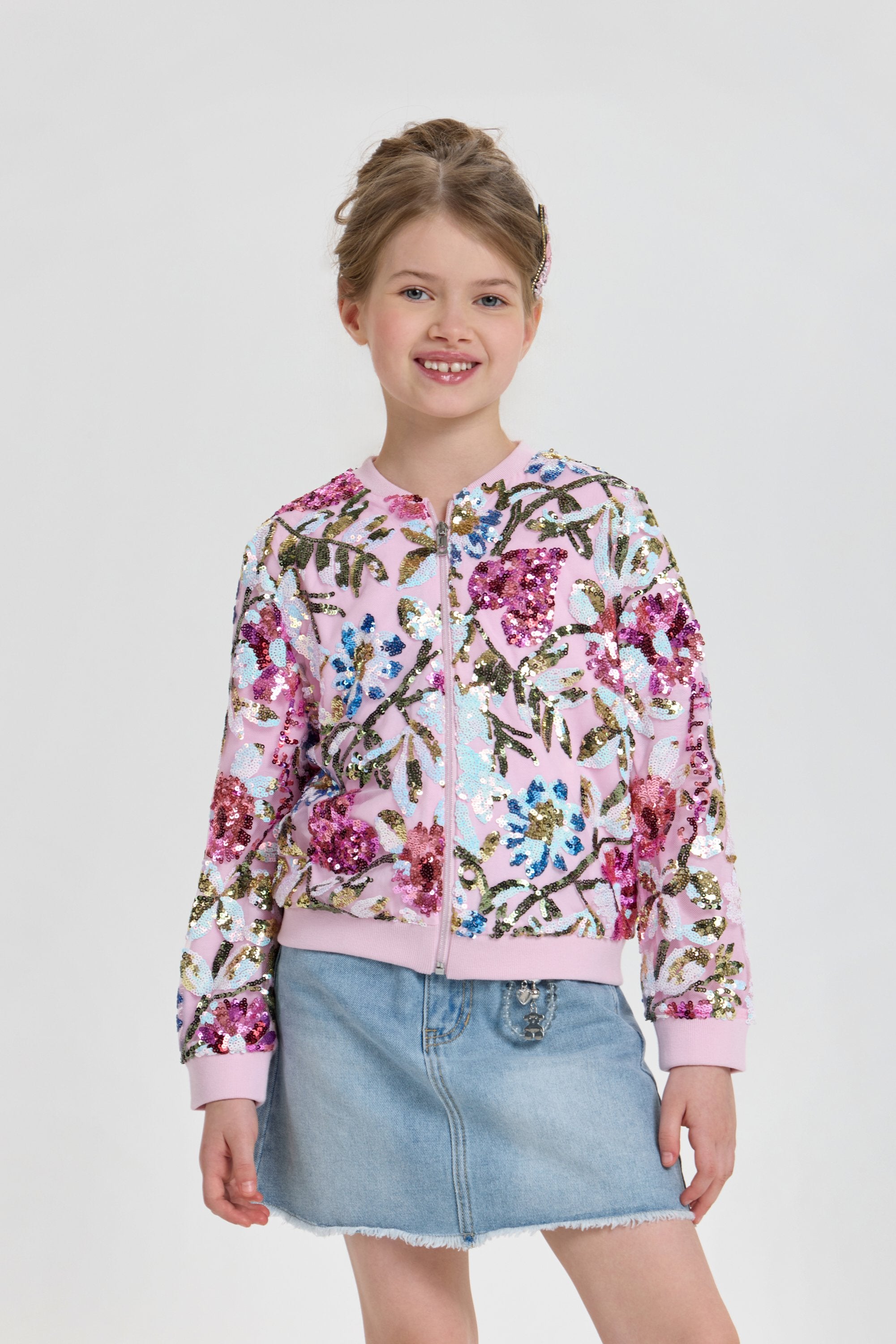 Exquisite Sequins Bomber