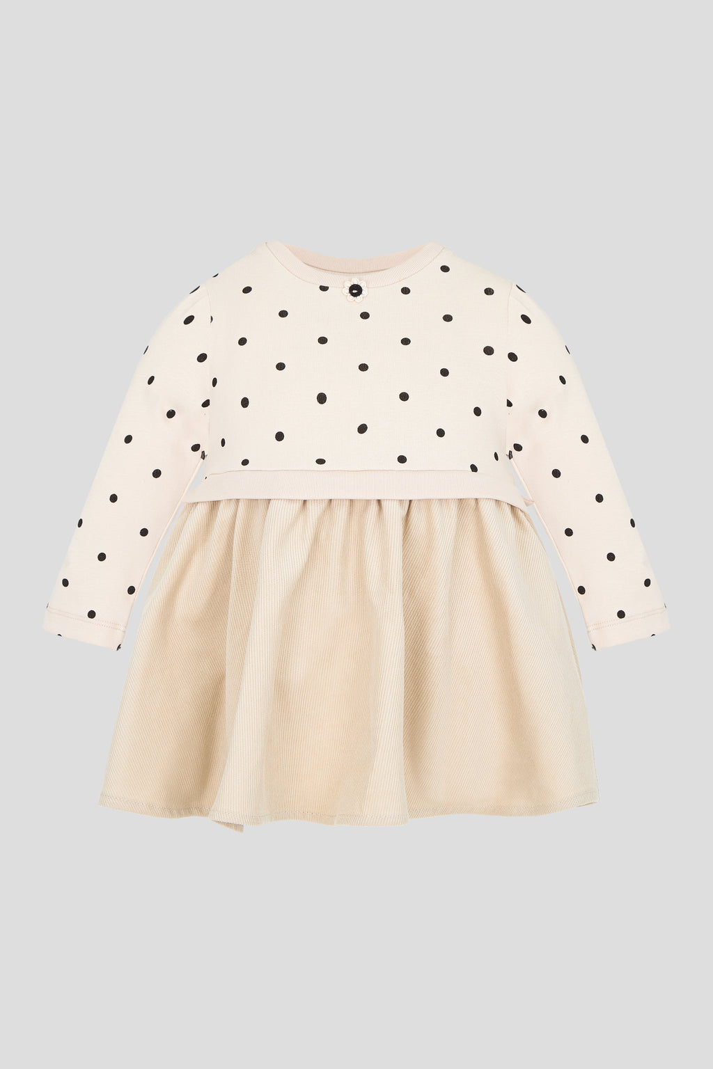 Combined Milky Dress