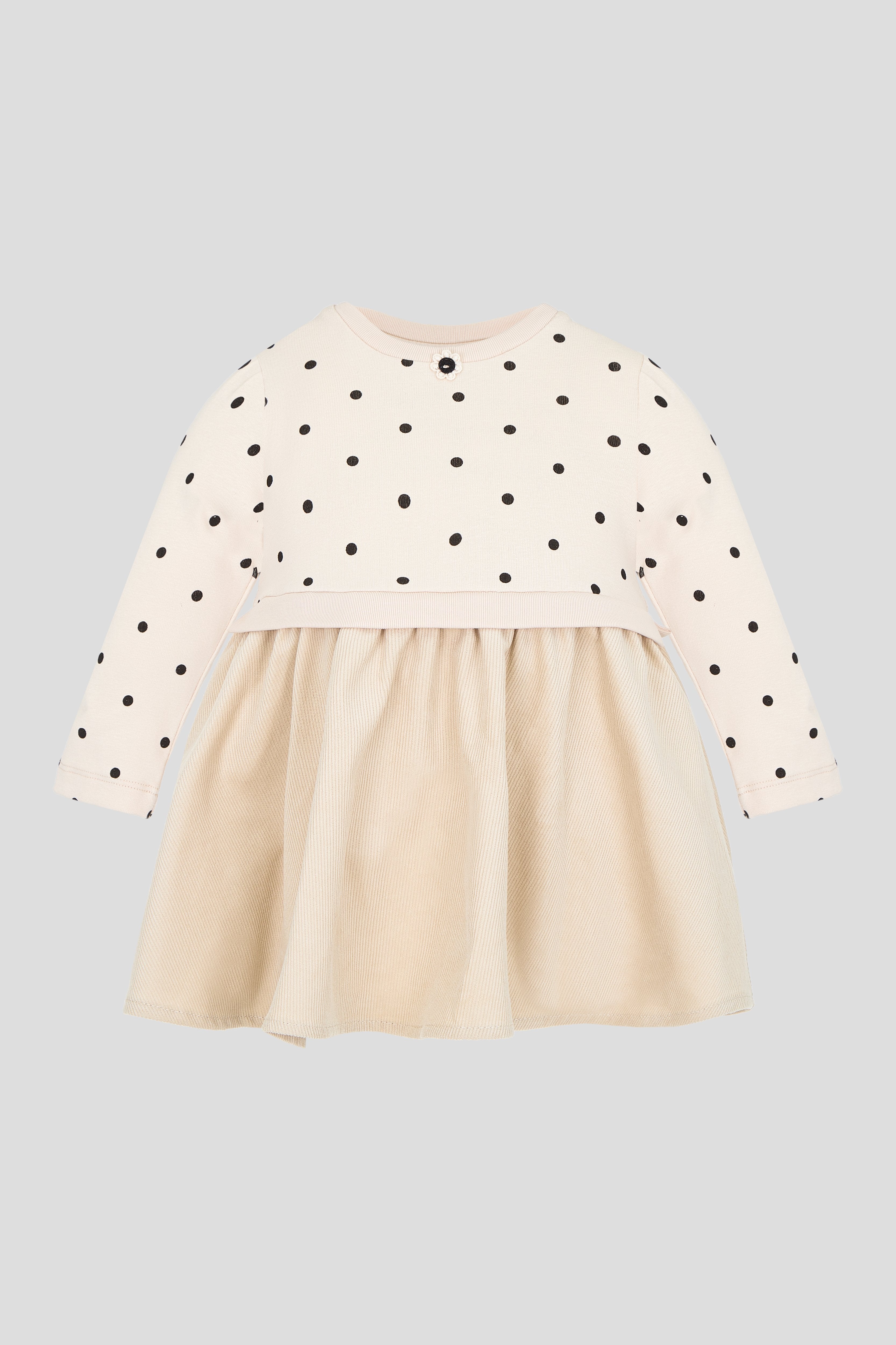 Combined Milky Dress