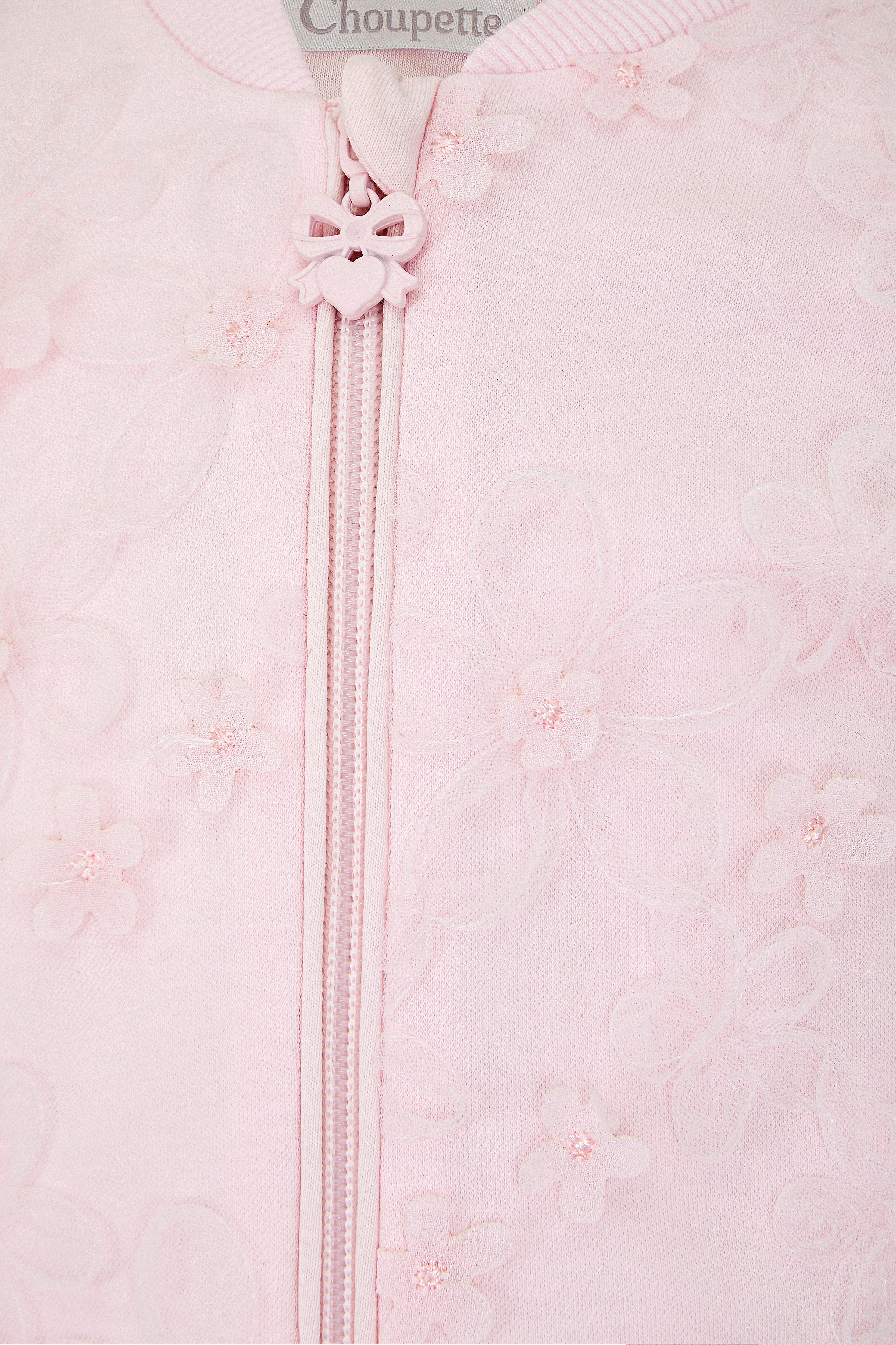 Charming 3D Flower Lace Bomber