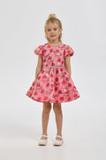 Beautiful Dress with Strawberry Print