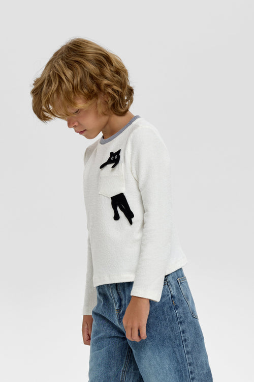 Cat LS Tee