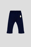Elastic Band Denim Pants