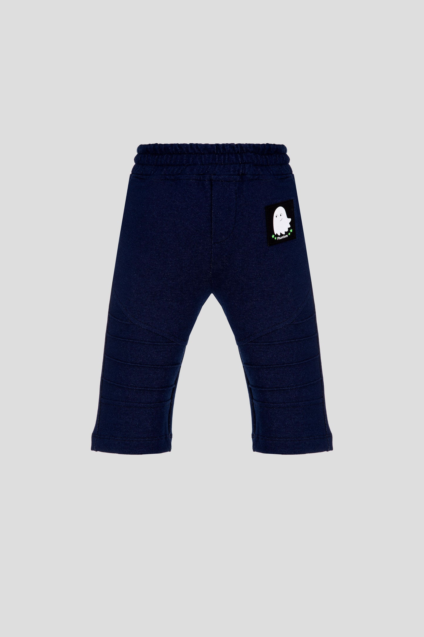 Elastic Band Denim Pants