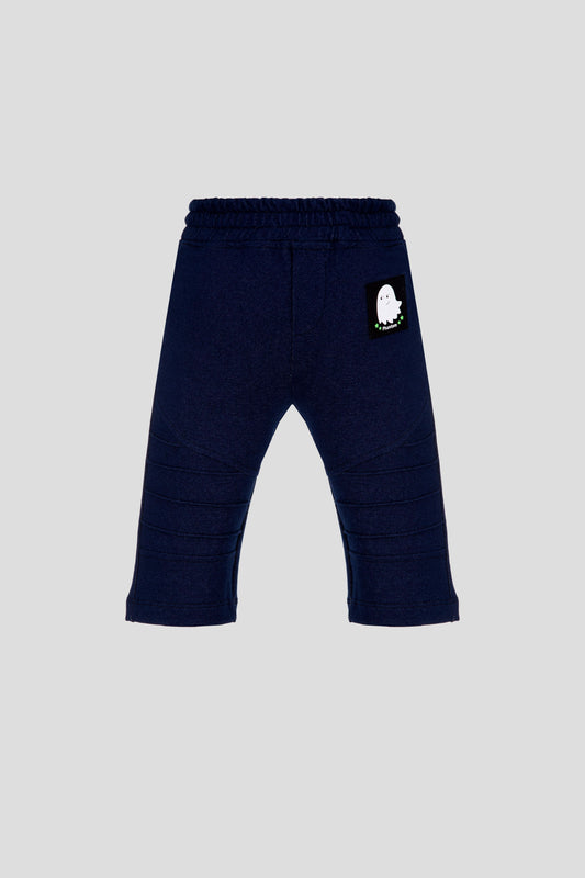 Elastic Band Denim Pants