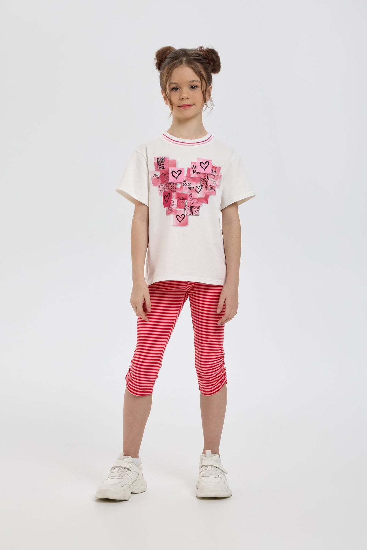 Heart Post-Its T-Shirt for girl