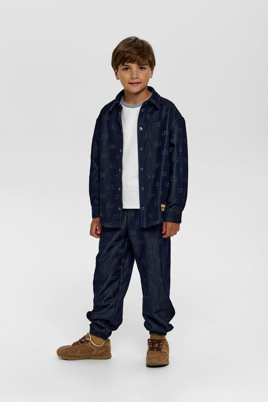 Branded Denim Pants