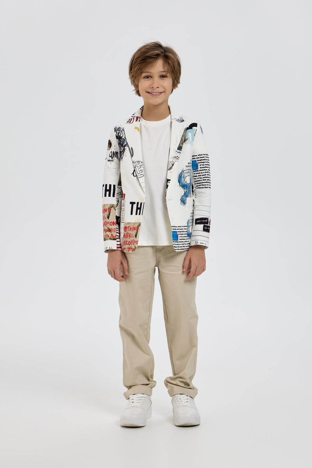 Smart Printed Blazer