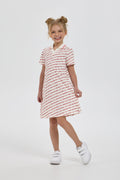 Branded Print Polo Dress