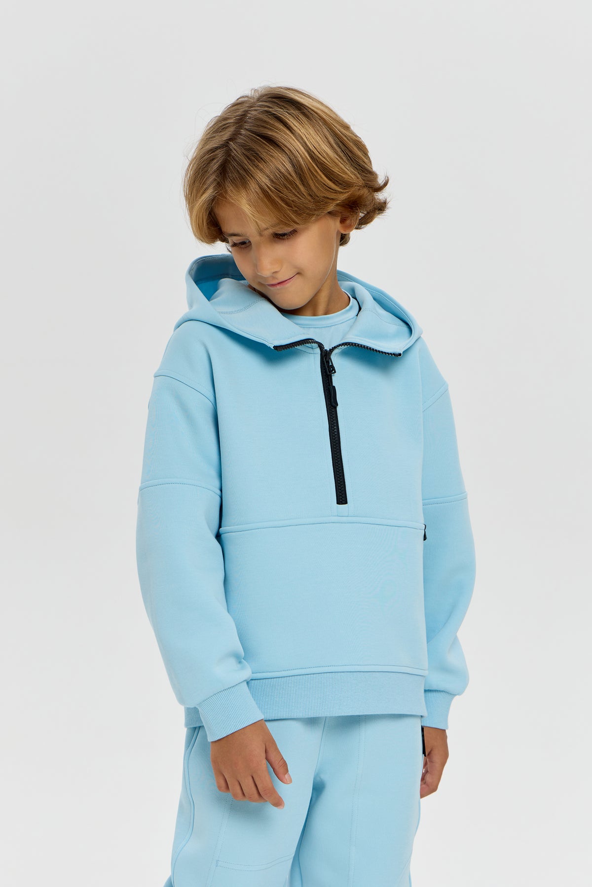 Sky blue Tracksuit (hoodie and pants) for kids