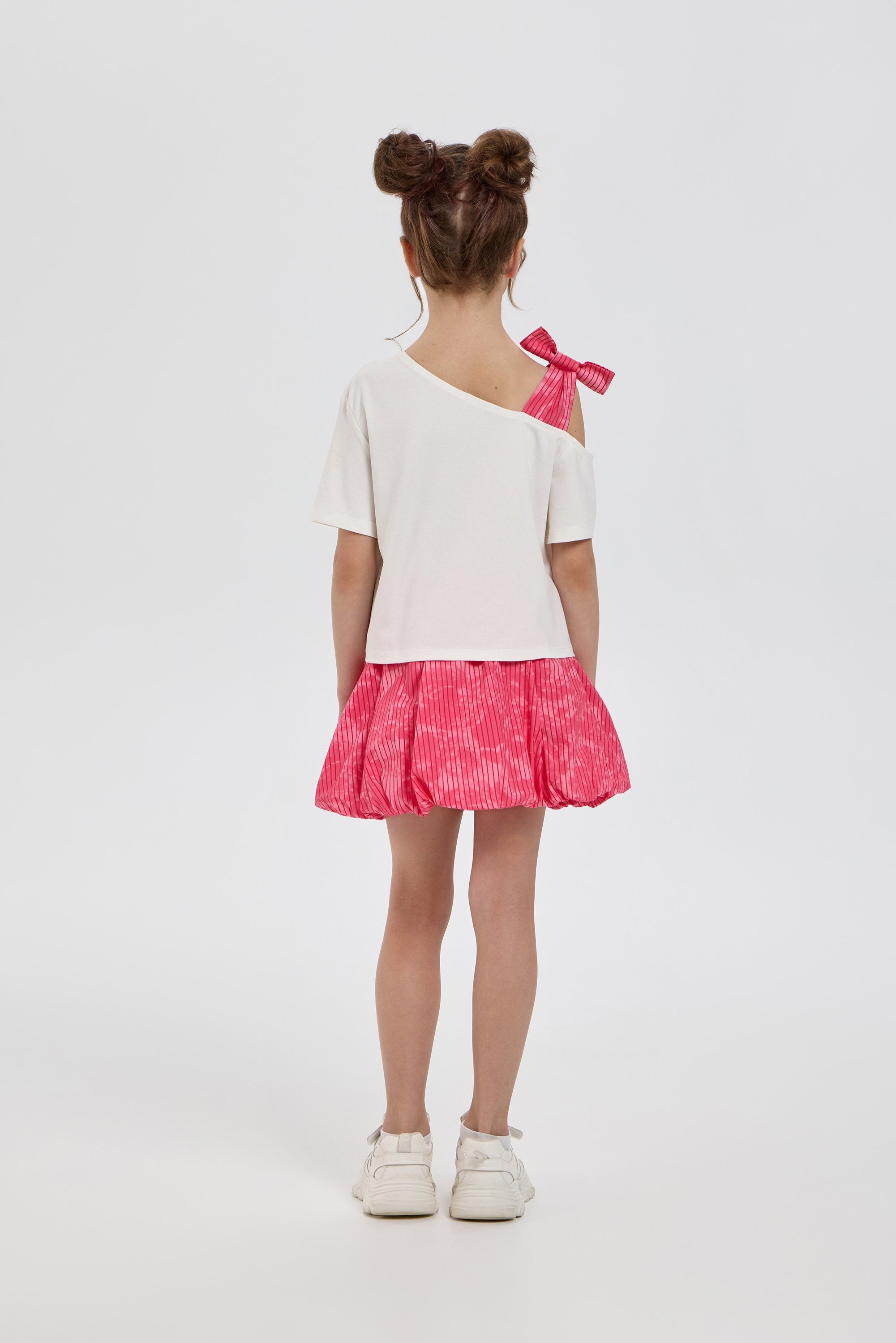 Balloon Skirt with Branded Print