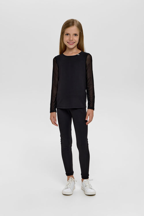 Black Full-Length Leggings