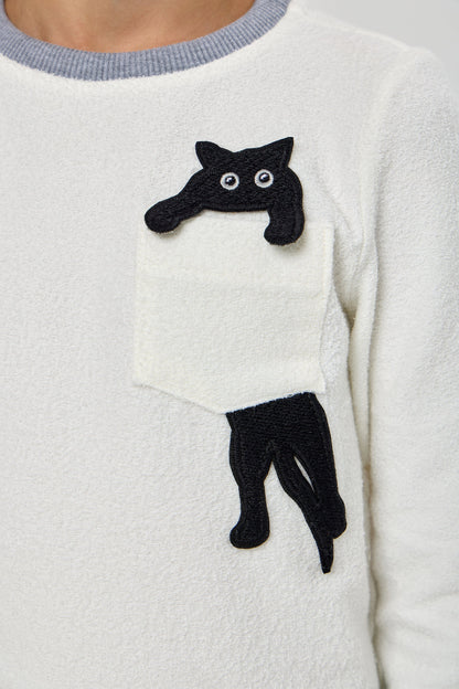 Cat LS Tee