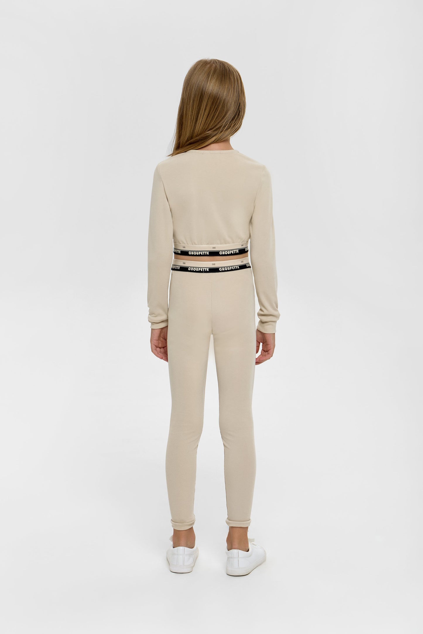 Cropped  LS Tee and legging Set