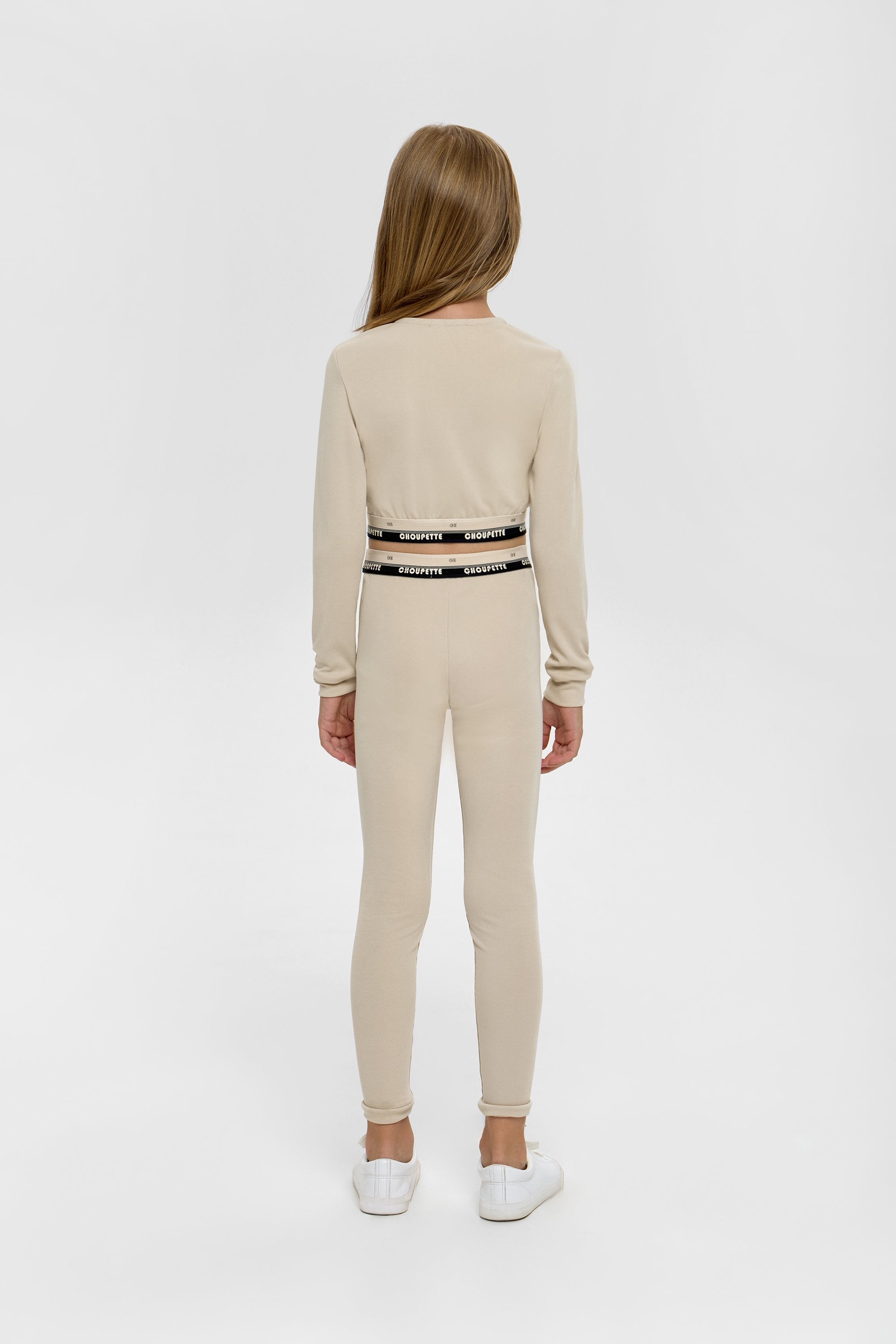 Cropped  LS Tee and legging Set