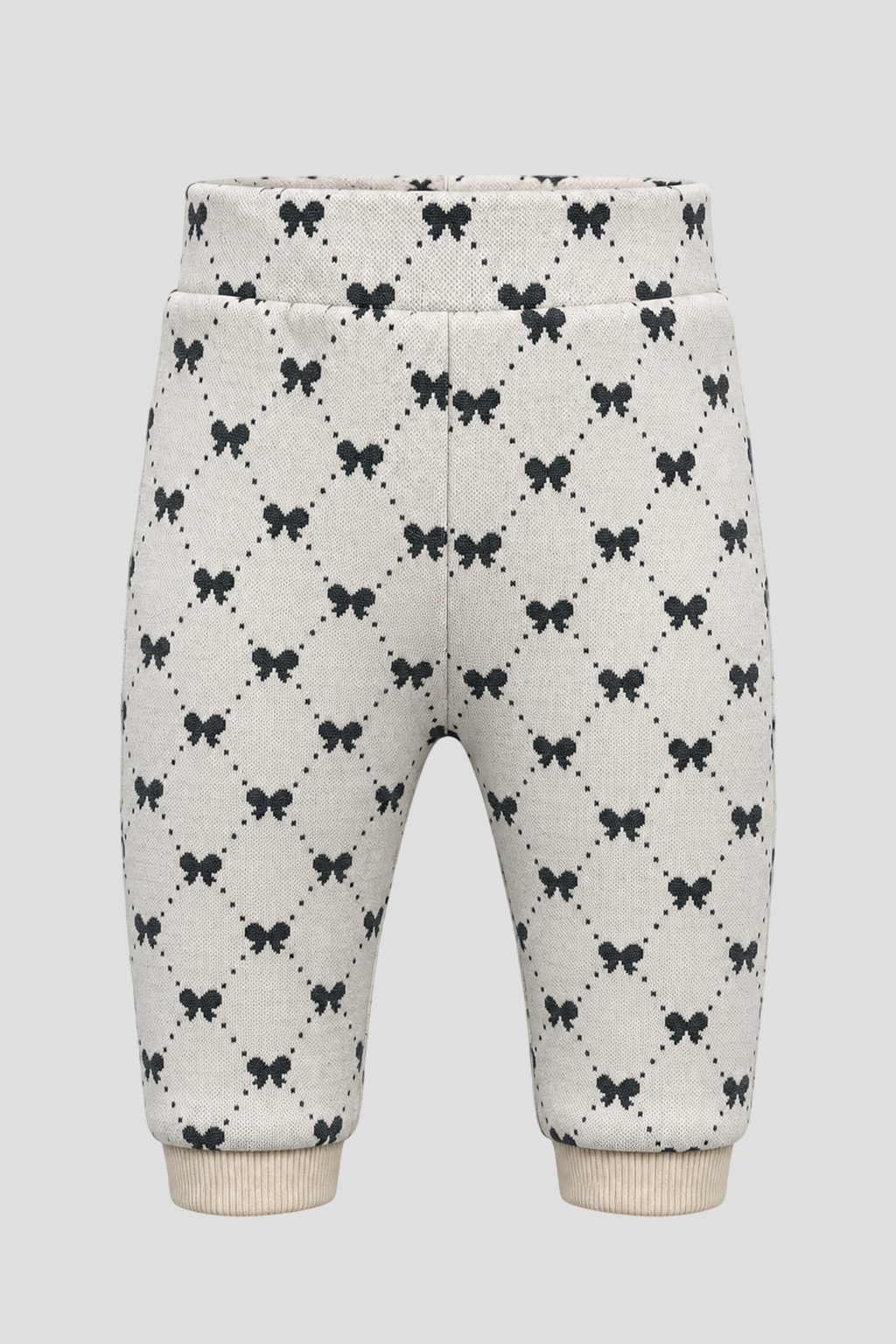 Elegant Bow Set (jacket, trousers) for baby girl