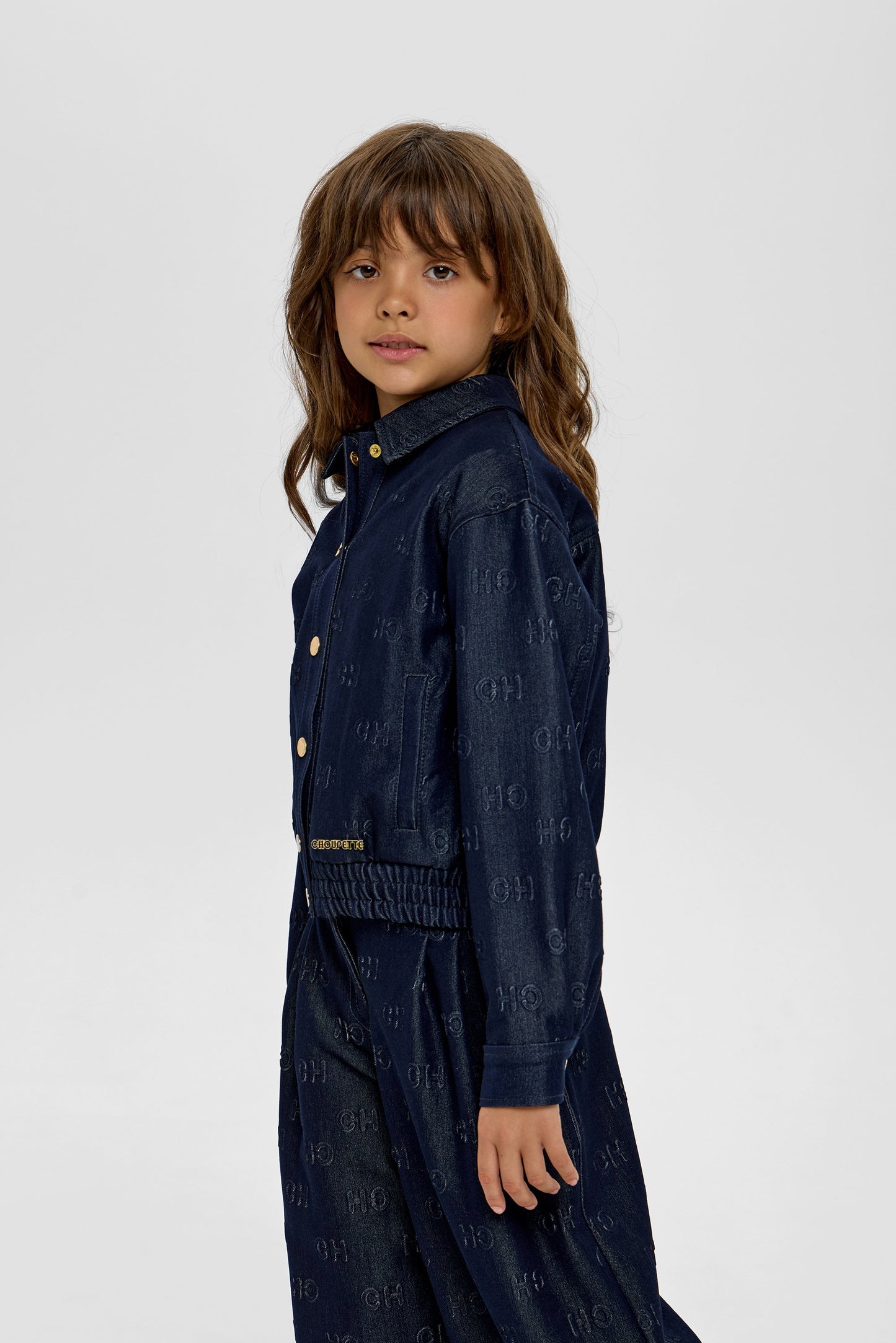 Bomber Jacket, CH branded denim