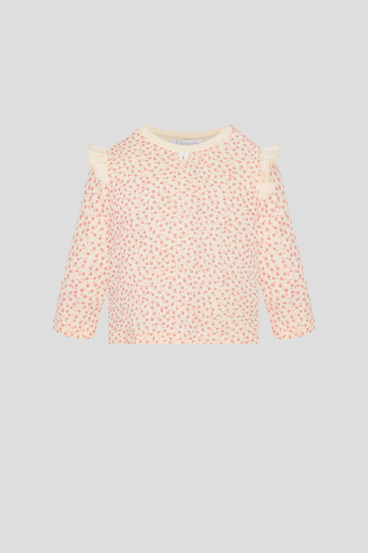 Floral Printed LS Tee