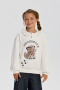 Leopard Applique Sweatshirt for girl