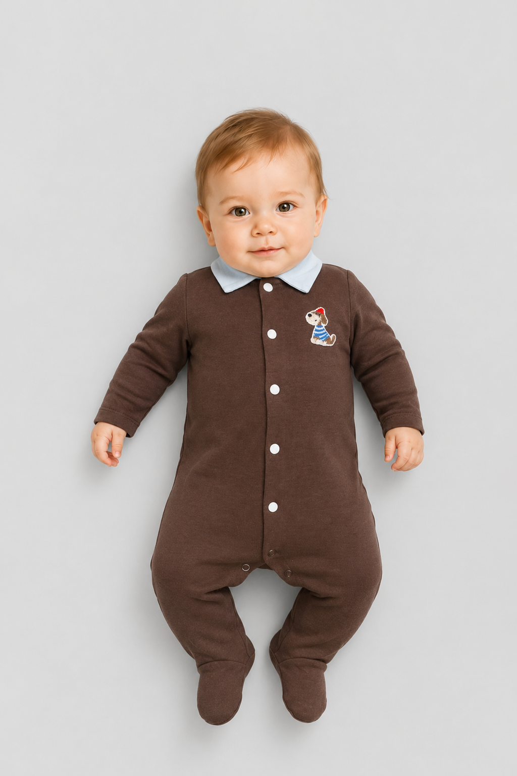 Collar Overall for baby boy