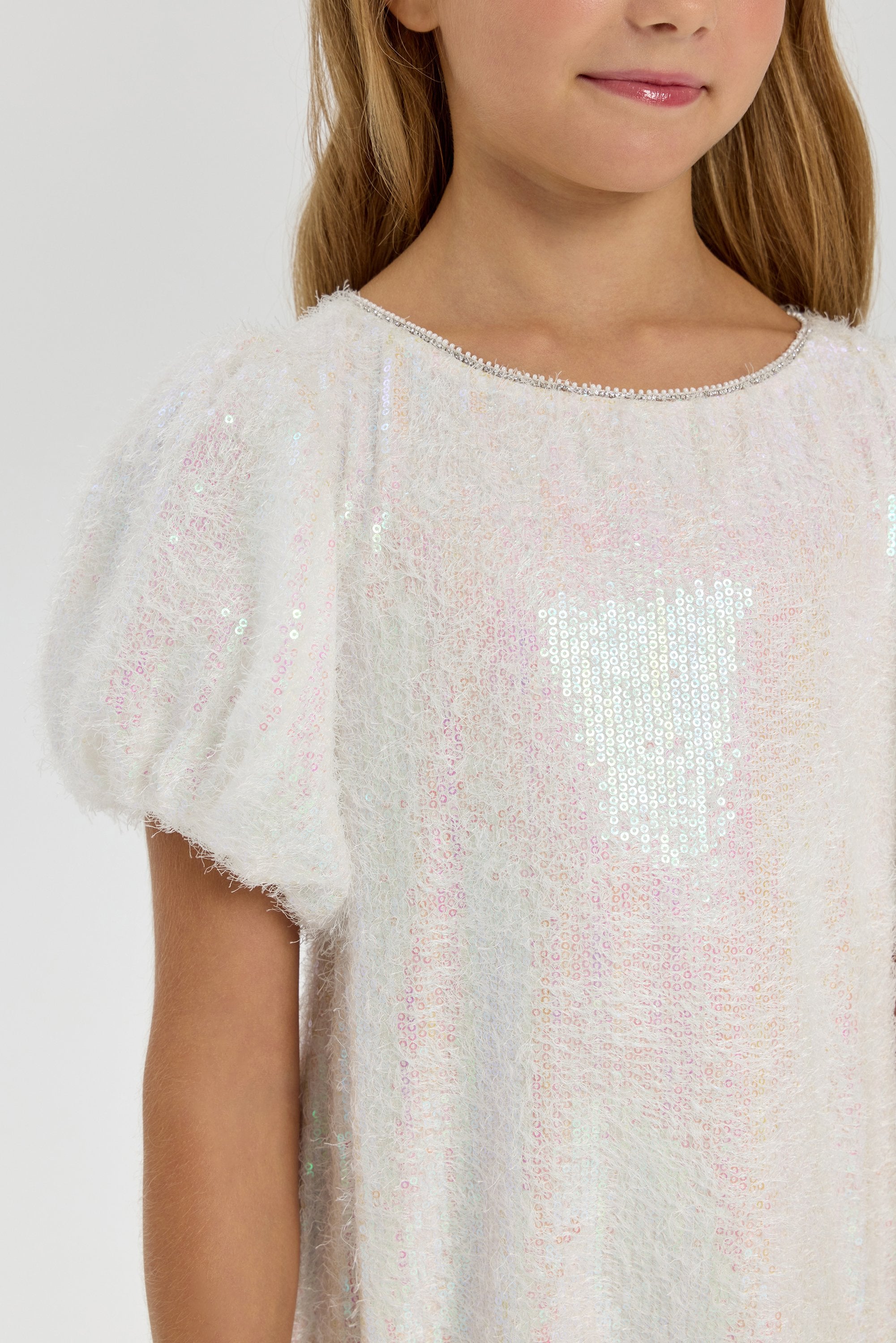 Elegant Sequins Decorated Dress