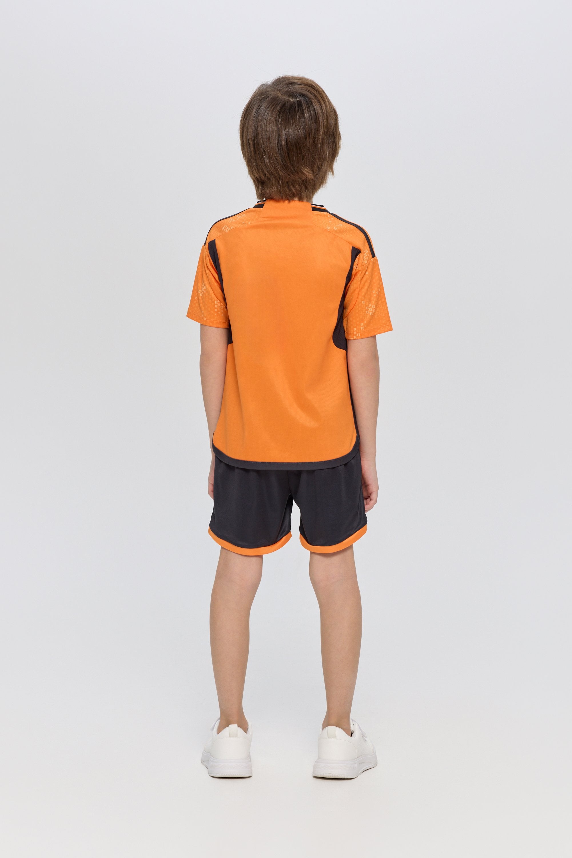 Sport Set with Orange Jersey and Black Matching Shorts