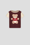 Bear Applique T-shirt for baby boy