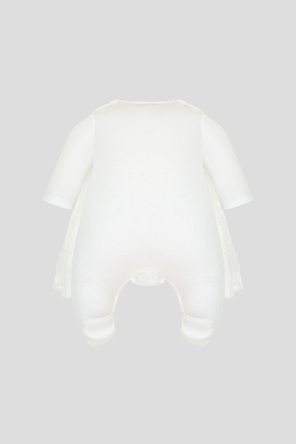 Cotton Newborn Set with Lace Trim