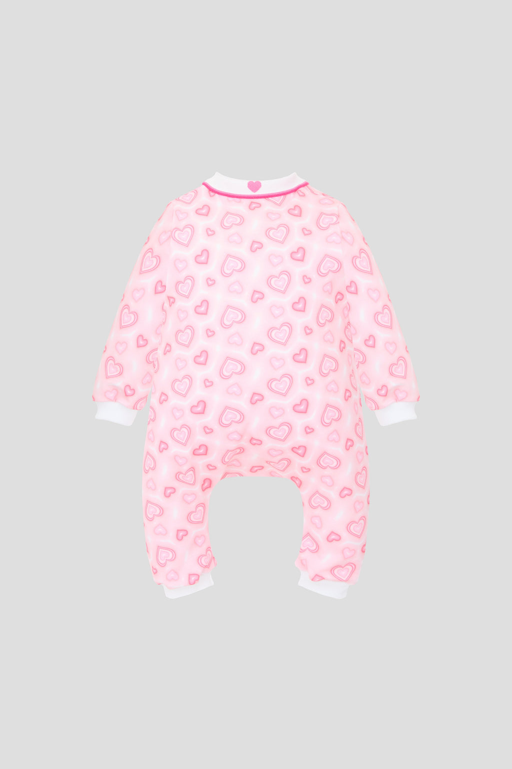 Heart AOP Overall, pink
