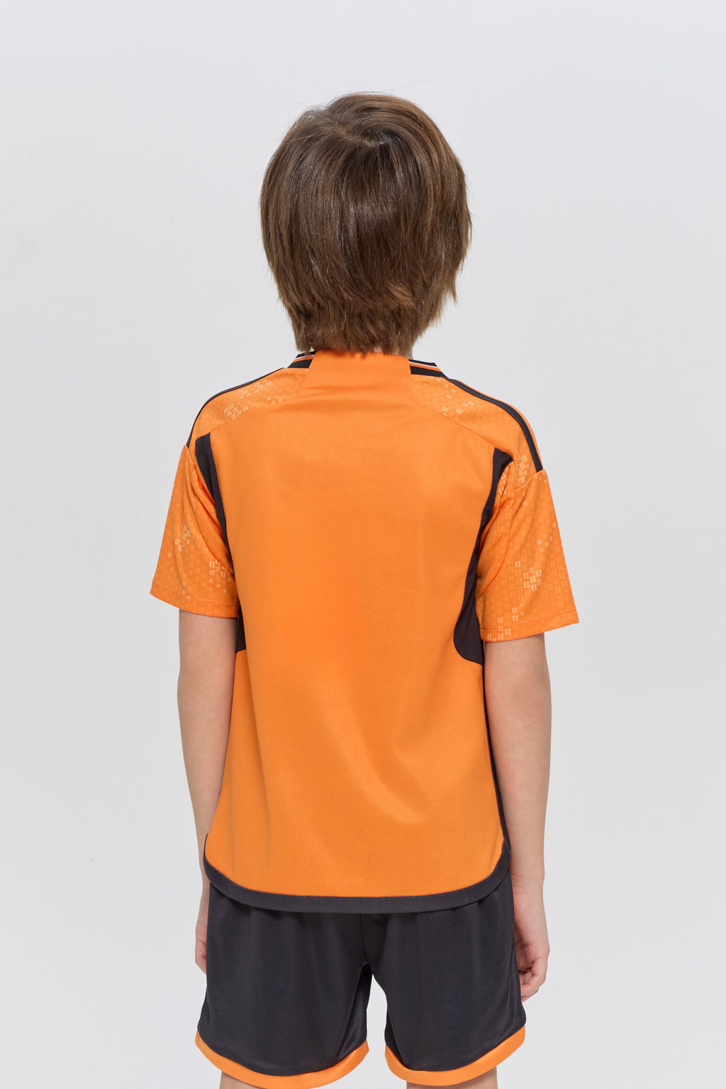 Sport Set with Orange Jersey and Black Matching Shorts