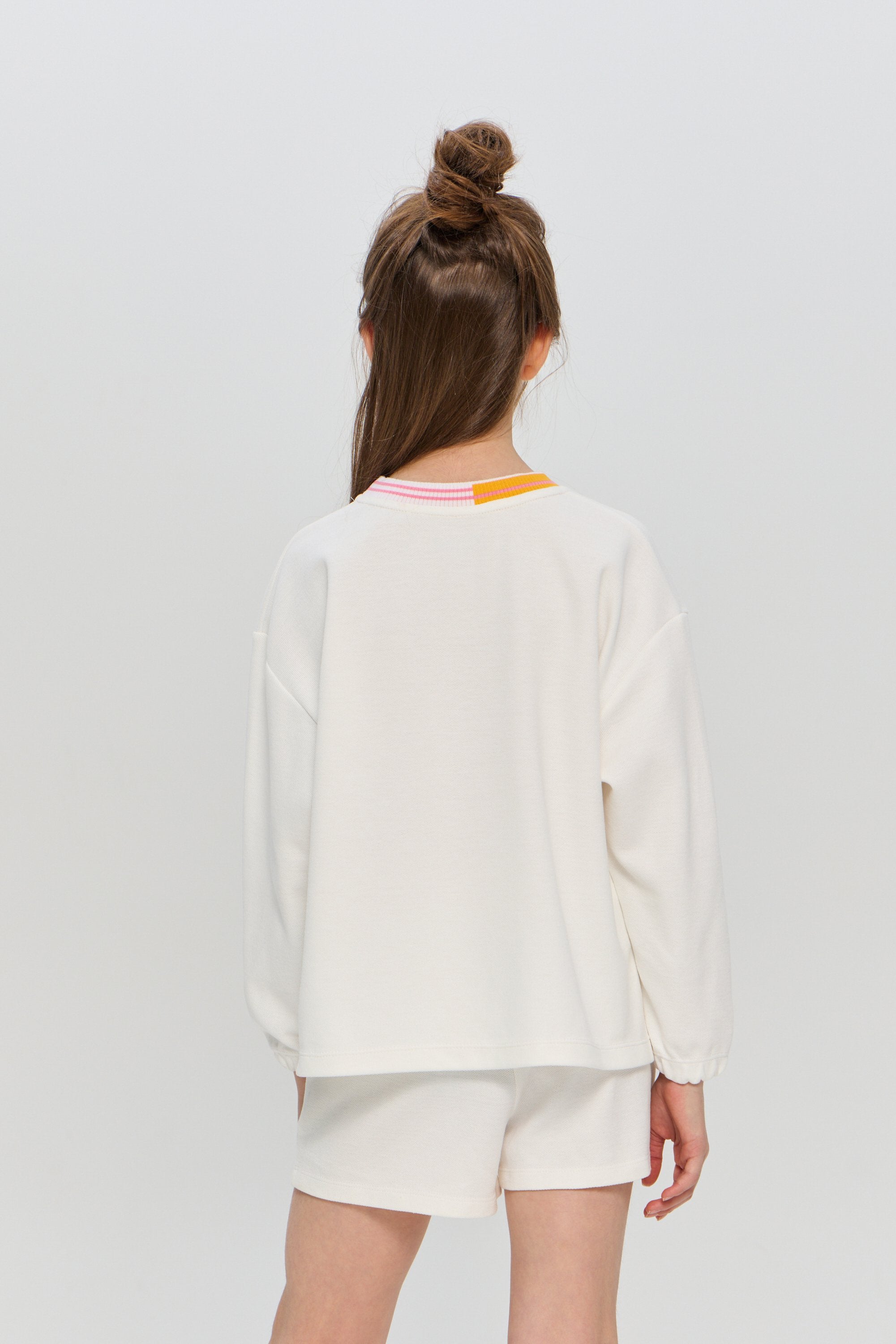 White Sports Sweatshirt